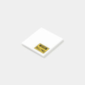 Stopp Bullying Sign Gelb Post-it Klebezettel (angewinkelt)