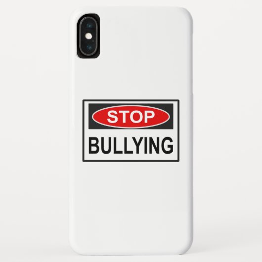 Stopp Bullying Sign red Case-Mate iPhone Hülle (Rückseite)