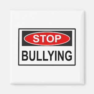 Stopp Bullying Sign red Magnet