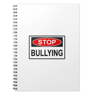 Stopp Bullying Sign red Notizblock