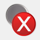 Stopp-Button Magnet (Vorderseite/Rückseite)