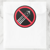 STOPP CHEMTRAILS JETZT Phantastische Stickers (Tasche)