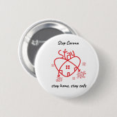 Stopp Corona Button (Vorne & Hinten)