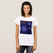 Stopp-Corona-Virus-Kampagne T-Shirt (Vorne ganz)