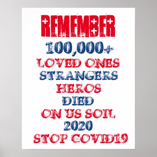 STOPP COVID19 POSTER (Vorne)