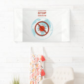 Stopp covid-19 Banner (Insitu)