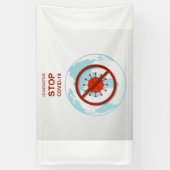 Stopp covid-19 Banner (Vertikal)