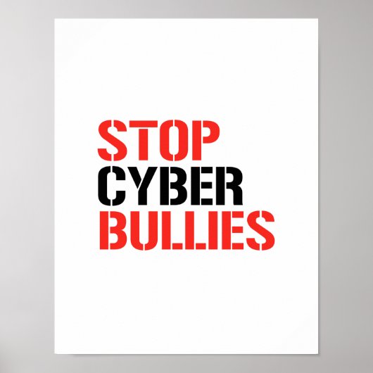 STOPP CYBER BULLIEN POSTER (Vorne)