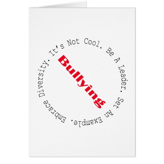 Stopp der Bullying-Kontur von Shirley Taylor (Vorne)