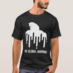 Stopp der globalen Erwärmung Klimawandel Polar Bea T-Shirt