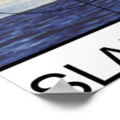 Stopp der Schlachtung von Walen Poster (Ecke)