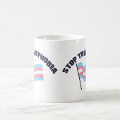 Stopp der Transphobie-Tasse Kaffeetasse (Mittel)