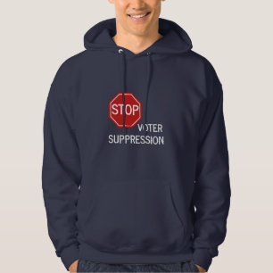 Stopp der Wählerunterdrückung Hoodie