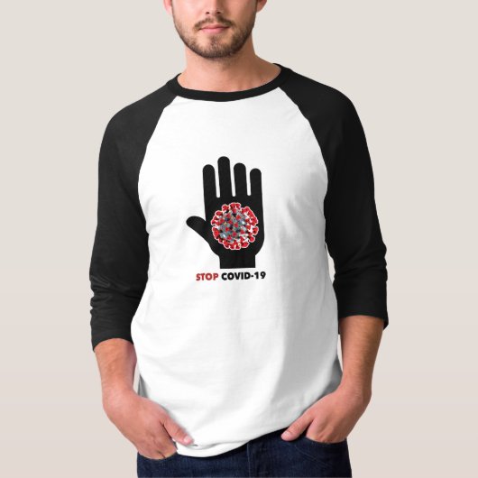 Stopp des Coronavirus! T-Shirt (Vorderseite)