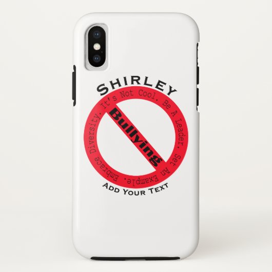 Stopp des Mobbing-Logos von Shirley Taylor Case-Mate iPhone Hülle (Rückseite)