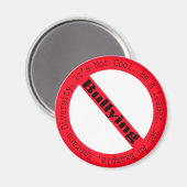 Stopp des Mobbing-Logos von Shirley Taylor Magnet (Vorderseite/Rückseite)