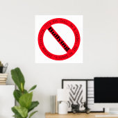 Stopp des Mobbing-Logos von Shirley Taylor Poster (Heimbüro)