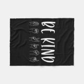 Stopp des Schmähens Kindheit ist eine freundliche Fleecedecke (Vorderseite (Horizontal))