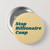 Stopp des Staatsstreichs von Billionaire Button (Vorne & Hinten)