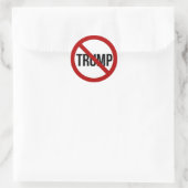 Stopp Donald Trump Anti-Trump 2016 Runder Aufkleber (Tasche)