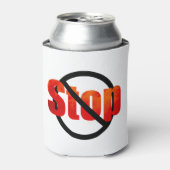 Stopp Dosenkühler (Kanne Vorderseite)