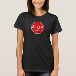 Stopp Eating Tiere Vegetarian Vegan Road Sign Sub T-Shirt