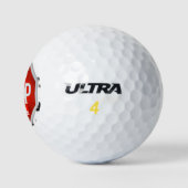Stopp Essen Tiere Vegetarier Vegan Golfball (Logo)