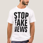STOPP FAKE NEWS, TRUMP-T - Shirt (Vorderseite)