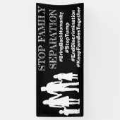 STOPP FAMILY SEPARATION Anti-Trump-Einwanderungsze Banner (Vertikal)