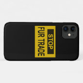 Stopp Femtrade Zeichen gelb Case-Mate iPhone Hülle (Rückseite (Horizontal))