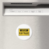 Stopp Femtrade Zeichen gelb Magnet (In Situ (Geschirrspüler))