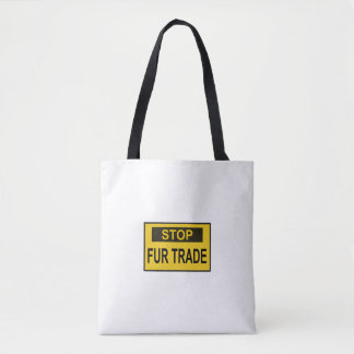Stopp Femtrade Zeichen gelb Tasche