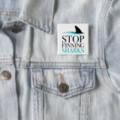 STOPP FINNING SHARKS BUTTON (Beispiel)