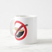 STOPP FINNING SHARKS KAFFEETASSE (Vorderseite Links)