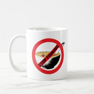 STOPP FINNING SHARKS KAFFEETASSE