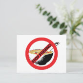 STOPP FINNING SHARKS POSTKARTE (Stehend Vorderseite)