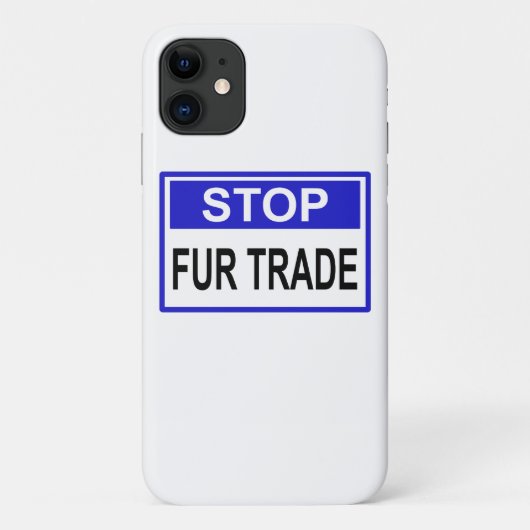 Stopp Fur Trade Blue Schild Case-Mate iPhone Hülle (Rückseite)