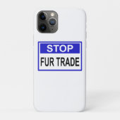 Stopp Fur Trade Blue Schild Case-Mate iPhone Hülle (Rückseite)