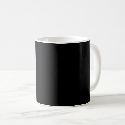 Stopp Fur Trade Blue Schild Kaffeetasse (VorderseiteRechts)