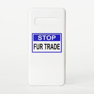 Stopp Fur Trade Blue Schild Samsung Galaxy S10 Hülle