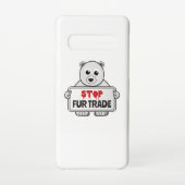 Stopp Fur Trade Sad Polar Bär Samsung Galaxy Hülle (Rückseite)