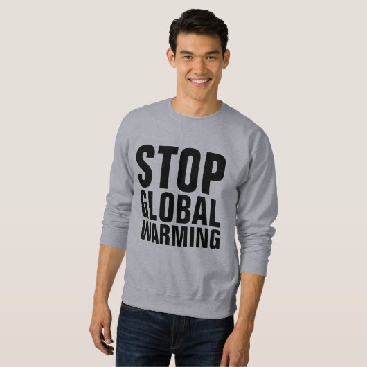 STOPP GLOBAL WARMING T - Shirt (Vorne ganz)