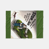 Stopp, Go, aber schlage nicht die dicke Dame oder Fleecedecke (Vorderseite (Horizontal))