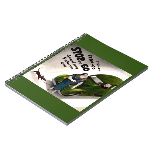 Stopp, Go, aber schlage nicht die dicke Dame oder Notizblock (Linke Seite)