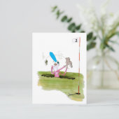 Stopp graben - Golf, tony fernandes Postkarte (Stehend Vorderseite)