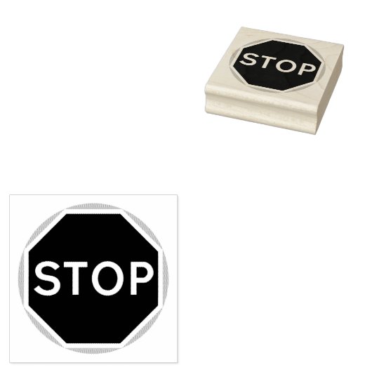 Stopp Gummistempel (Stempel)