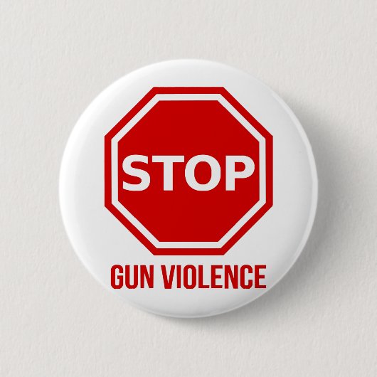 Stopp-Gun-Gewalt Button (Vorderseite)