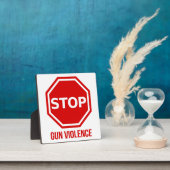 Stopp-Gun-Gewalt Fotoplatte (InSitu)