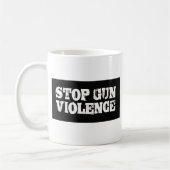 Stopp Gun-Gewalt Kaffeetasse (Links)