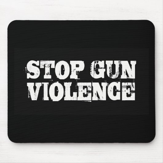 Stopp Gun-Gewalt Mousepad (Vorne)